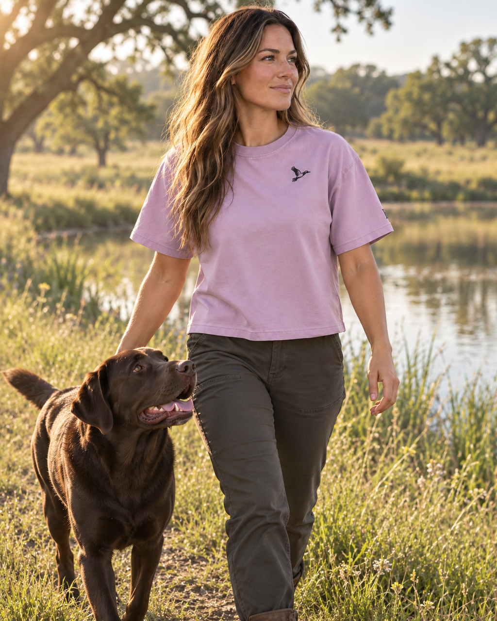 Brackmere Women's First Flight Heavyweight Boxy Tee