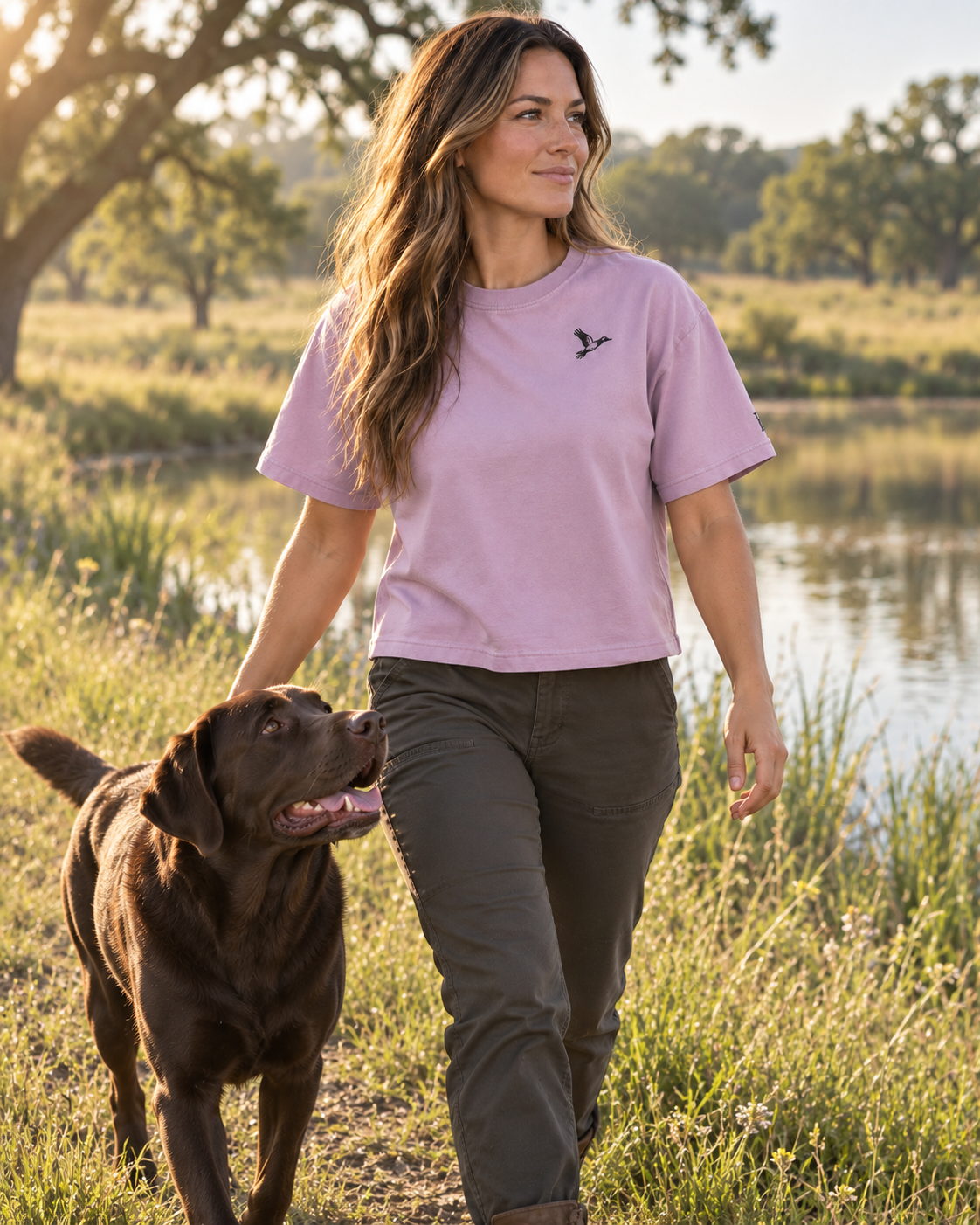 Brackmere Women's First Flight Heavyweight Boxy Tee