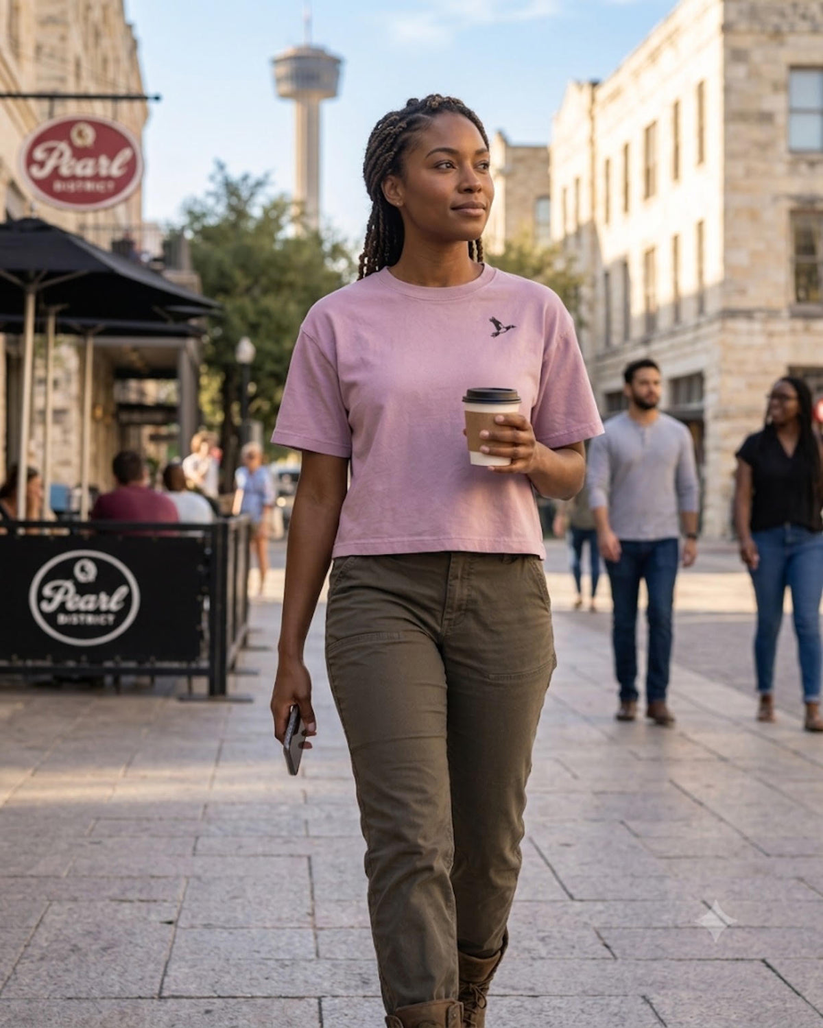 Brackmere Women's First Flight Heavyweight Boxy Tee