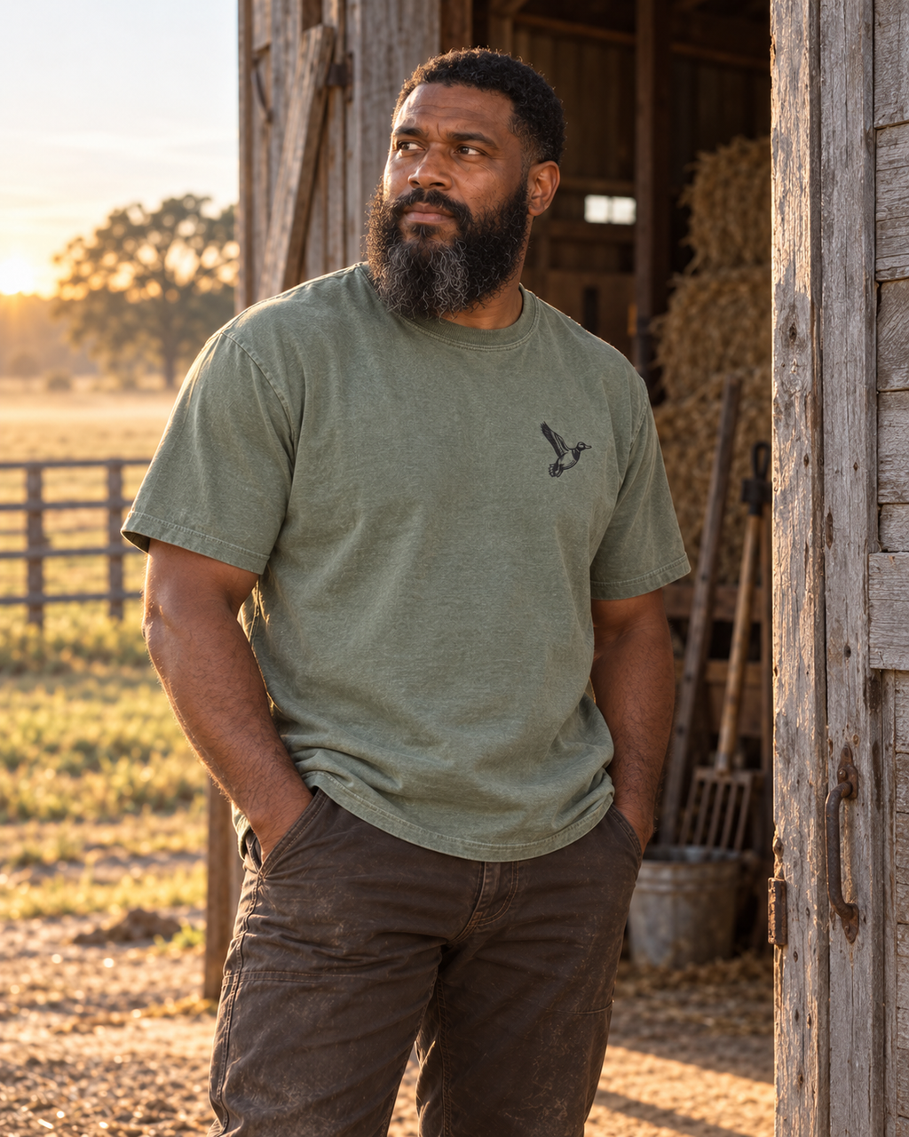 Brackmere First Flight Garment-Dyed Heavyweight Tee