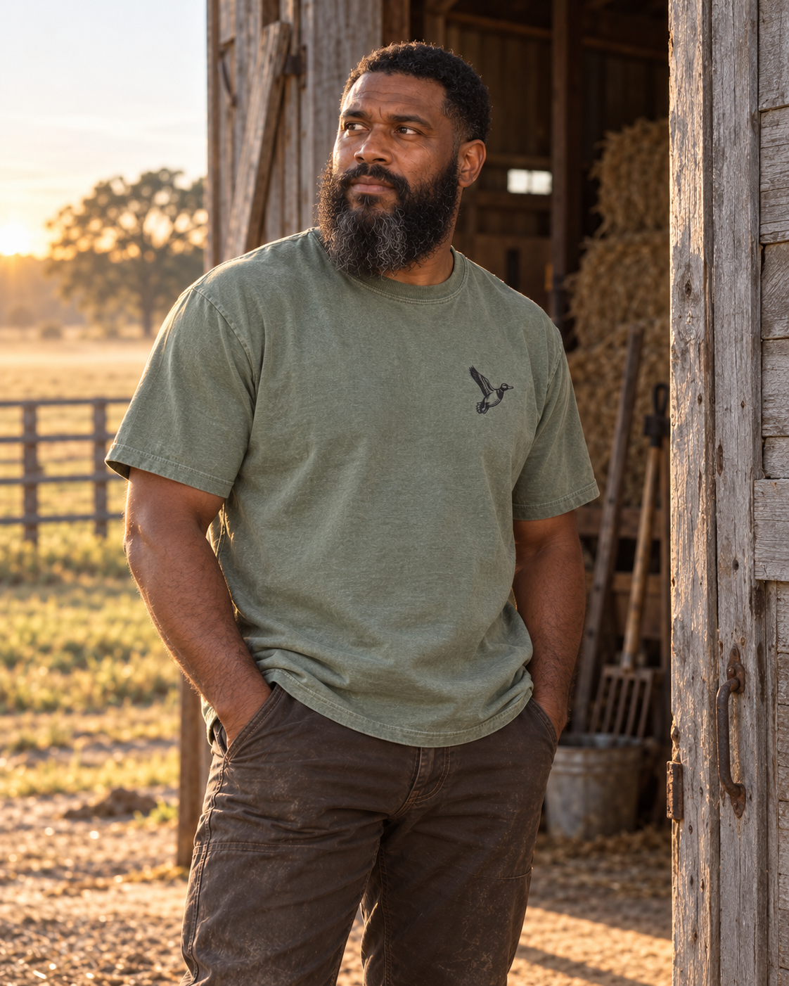 Brackmere First Flight Garment-Dyed Heavyweight Tee